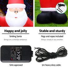 Load image into Gallery viewer, 5M Christmas Inflatable Santa Decorations Outdoor Air-Power Light
