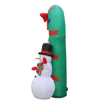 Load image into Gallery viewer, 2.8M Christmas Inflatable Giant Arch Way Santa Snowman Light Decor
