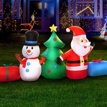 Load image into Gallery viewer, Christmas Inflatable Tree 2.7M Snowman Lights Outdoor Decorations
