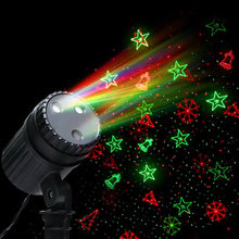 Load image into Gallery viewer, Jingle Jollys Moving LED Lights Laser Projector Landscape Lamp Christmas Decor
