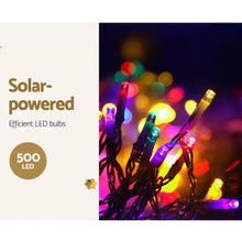 Load image into Gallery viewer, Jingle Jollys 500 LED Solar Powered Christmas Icicle Lights 20M Outdoor Fairy String Party Multicolour
