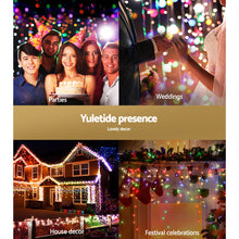 Load image into Gallery viewer, Jingle Jollys 500 LED Solar Powered Christmas Icicle Lights 20M Outdoor Fairy String Party Multicolour
