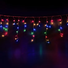 Load image into Gallery viewer, Jingle Jollys 800 LED Christmas Icicle Lights Mutlicolour
