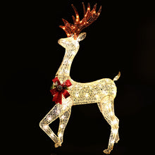 Load image into Gallery viewer, Christmas Lights Motif LED Rope Reindeer Waterproof Outdoor
