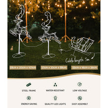 Load image into Gallery viewer, Christmas Waterproof Outdoor Motif Lights LED Rope Reindeer
