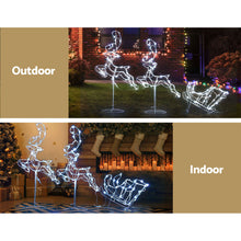 Load image into Gallery viewer, Christmas Waterproof Outdoor Motif Lights LED Rope Reindeer
