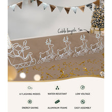 Load image into Gallery viewer, Christmas Waterproof Colourful Motif Lights LED Rope Reindeer
