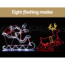 Load image into Gallery viewer, Christmas Waterproof Colourful Motif Lights LED Rope Reindeer
