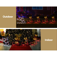 Load image into Gallery viewer, Christmas Waterproof Colourful Motif Lights LED Rope Reindeer
