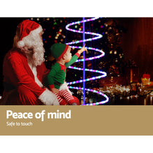 Load image into Gallery viewer, 1.88M Waterproof Colourful Jingle Jollys Christmas Tree  LED Motif Light
