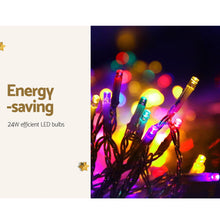 Load image into Gallery viewer, Jingle Jollys 100M Christmas String Lights 500LED Multi Colour
