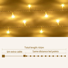 Load image into Gallery viewer, Jingle Jollys 100M 500 LED Christmas String Lights Warm White
