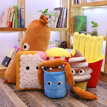 Load image into Gallery viewer, Cute Cartoon Party Food Plush Cushions
