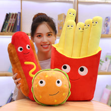 Load image into Gallery viewer, Cute Cartoon Party Food Plush Cushions

