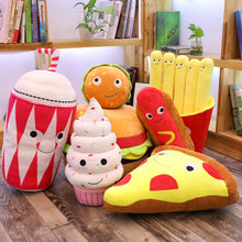 Load image into Gallery viewer, Cute Cartoon Party Food Plush Cushions
