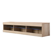 Load image into Gallery viewer, 150cm Modern Wood LED Entertainment Unit - Oak
