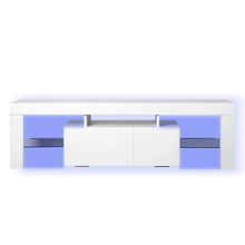 Load image into Gallery viewer, 190cm Wooden RGB LED Lights TV Cabinet Entertainment Unit
