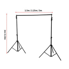Load image into Gallery viewer, Pro.Studio Backdrop Stand Screen Photo Background Support Stand Kit 3.13x3m
