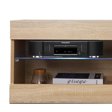 Load image into Gallery viewer, 150cm Modern Wood LED Entertainment Unit - Oak
